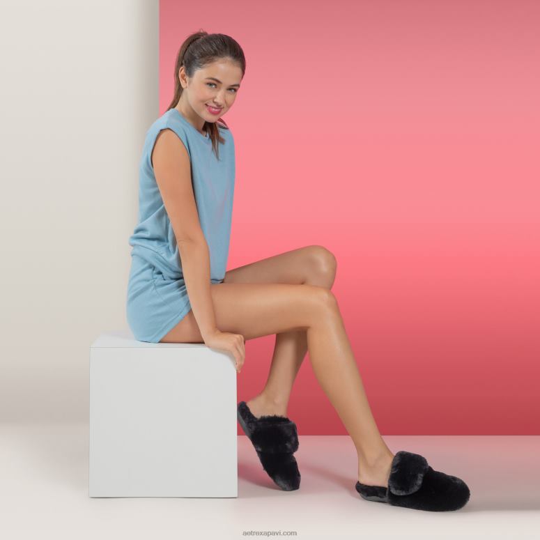 sievietes Aetrex miglaina arkas atbalsta tupele P0H0D256 melns