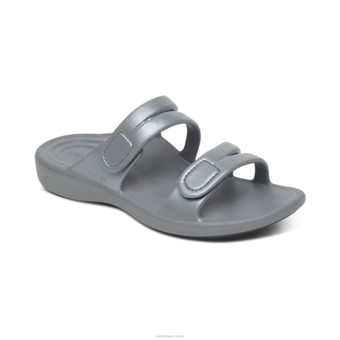 sievietes Aetrex janey sporta slidkalniņš LHF6163 pelēks