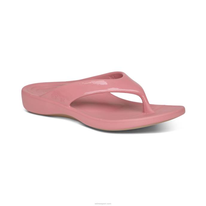 sievietes Aetrex maui ortozes flips LHF6110 spīdīga roze