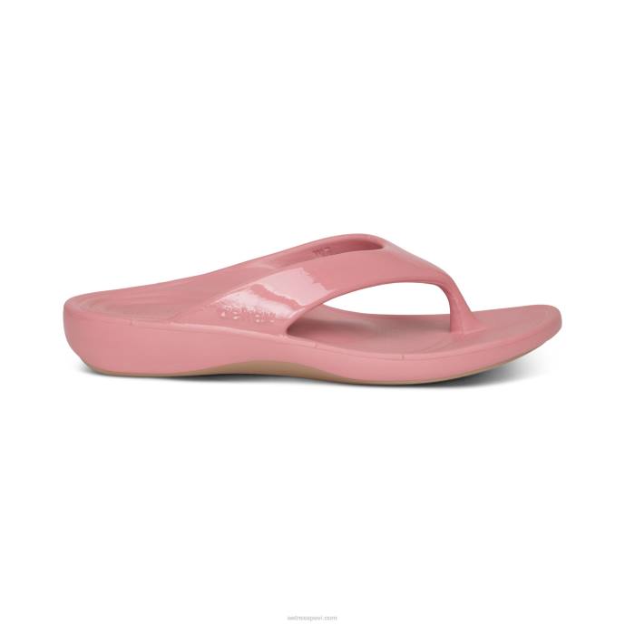 sievietes Aetrex maui ortozes flips LHF6110 spīdīga roze