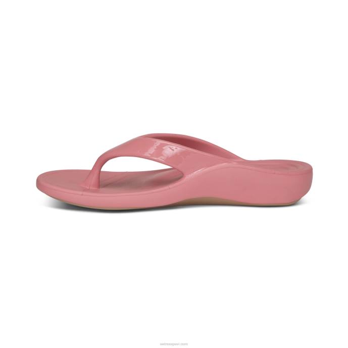 sievietes Aetrex maui ortozes flips LHF6110 spīdīga roze
