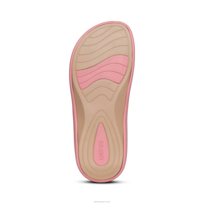 sievietes Aetrex maui ortozes flips LHF6110 spīdīga roze