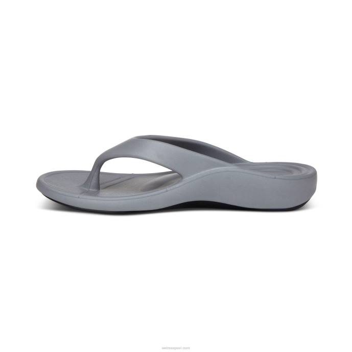 sievietes Aetrex maui ortozes flips LHF612 matēts pelēks
