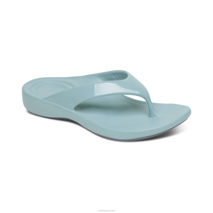 sievietes Aetrex maui ortozes flips LHF6171 zils