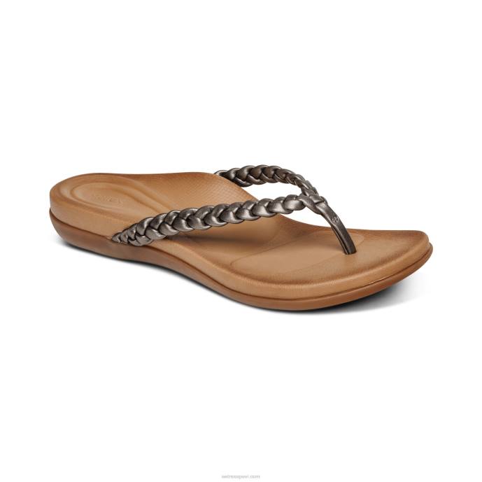 sievietes Aetrex rachel string sandales LHF6244 alvas
