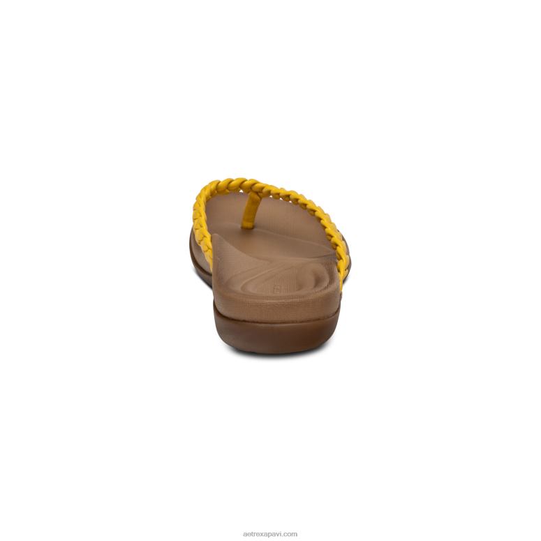 sievietes Aetrex rachel string sandales P0H0D229 dzeltens