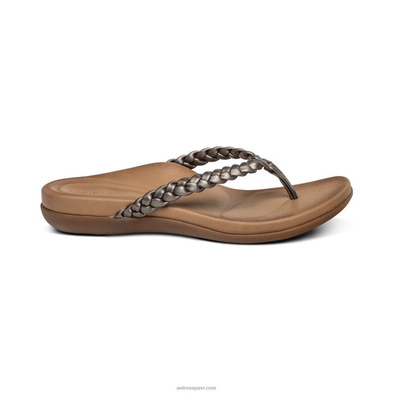 sievietes Aetrex rachel string sandales P0H0D244 alvas