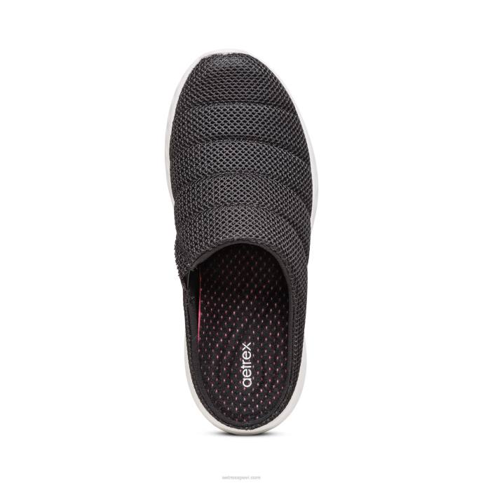 sievietes Aetrex harley slip uz kedas LHF6285 melns