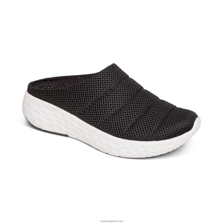sievietes Aetrex harley slip uz kedas P0H0D285 melns