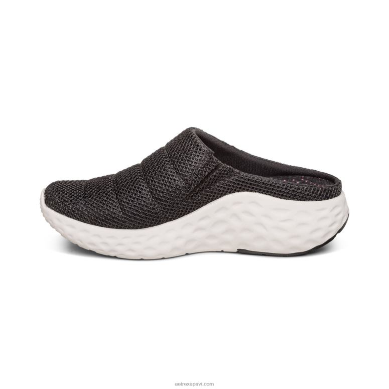 sievietes Aetrex harley slip uz kedas P0H0D285 melns