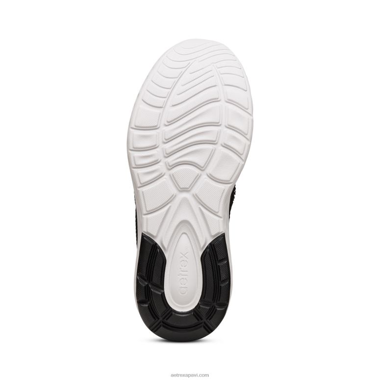 sievietes Aetrex harley slip uz kedas P0H0D285 melns