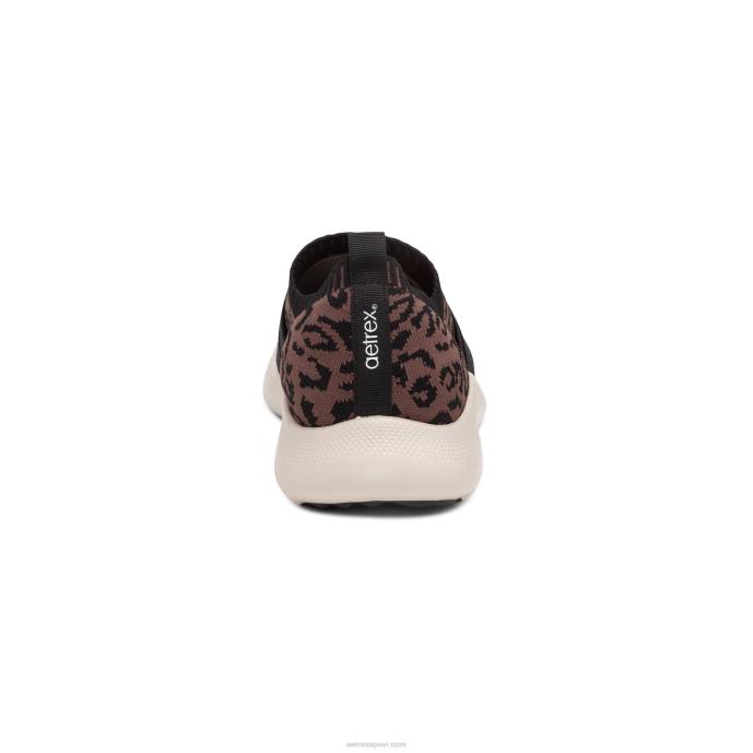 sievietes Aetrex allie arch atbalsta kedas LHF6206 leopards