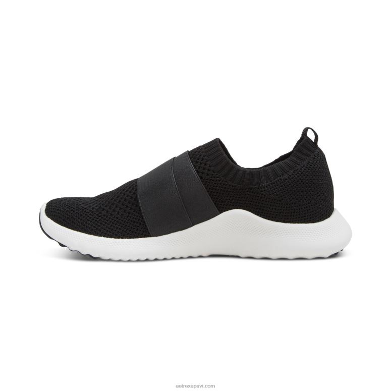 sievietes Aetrex allie arch atbalsta kedas P0H0D205 melns