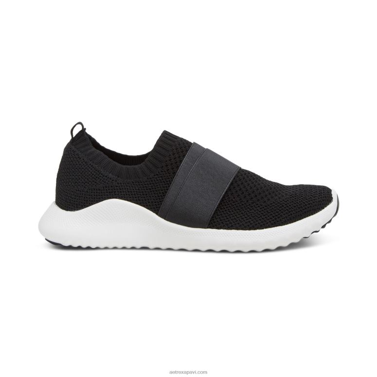 sievietes Aetrex allie arch atbalsta kedas P0H0D205 melns