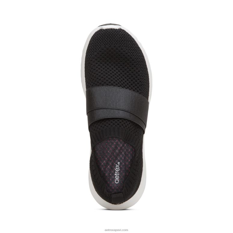 sievietes Aetrex allie arch atbalsta kedas P0H0D205 melns