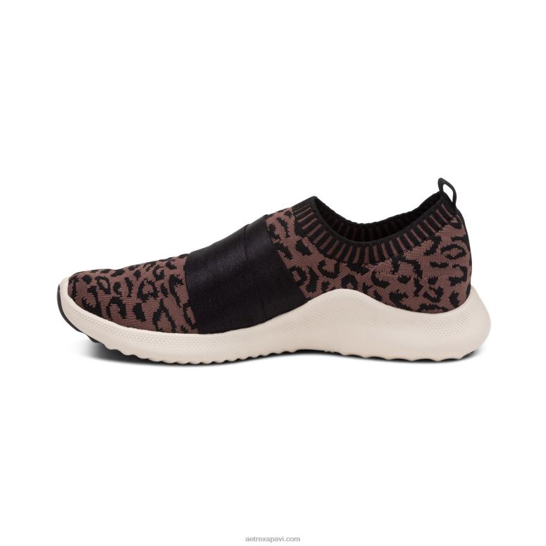 sievietes Aetrex allie arch atbalsta kedas P0H0D206 leopards