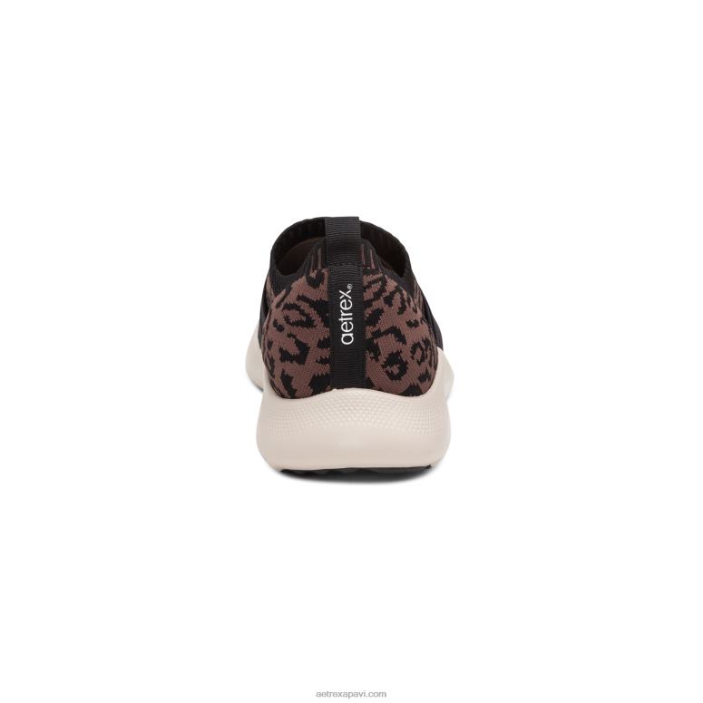 sievietes Aetrex allie arch atbalsta kedas P0H0D206 leopards