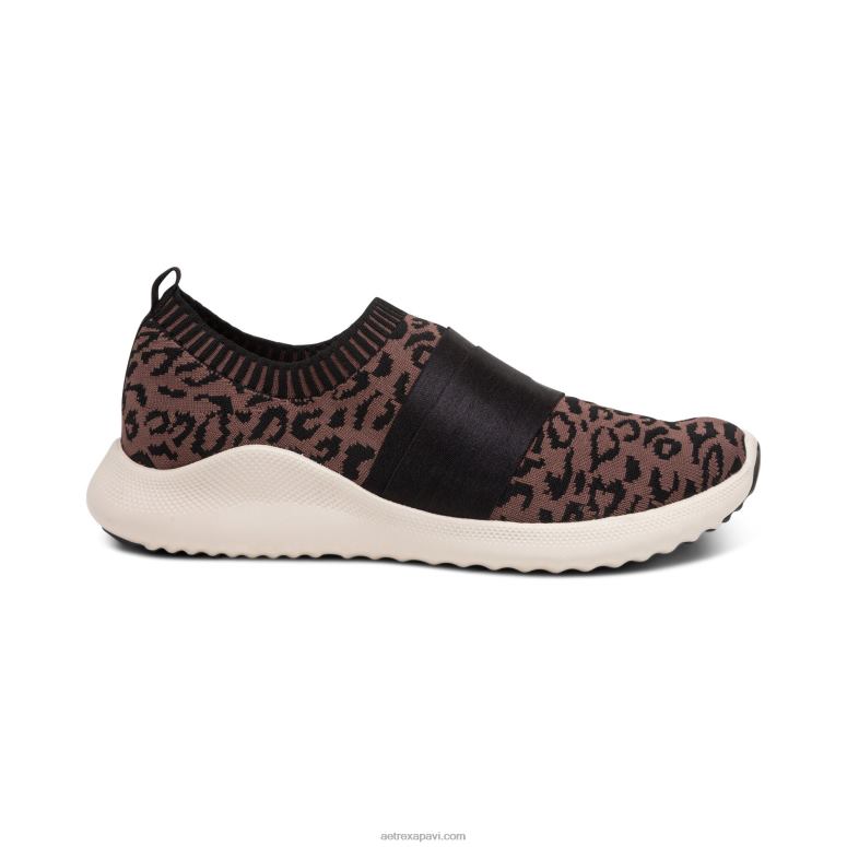sievietes Aetrex allie arch atbalsta kedas P0H0D206 leopards