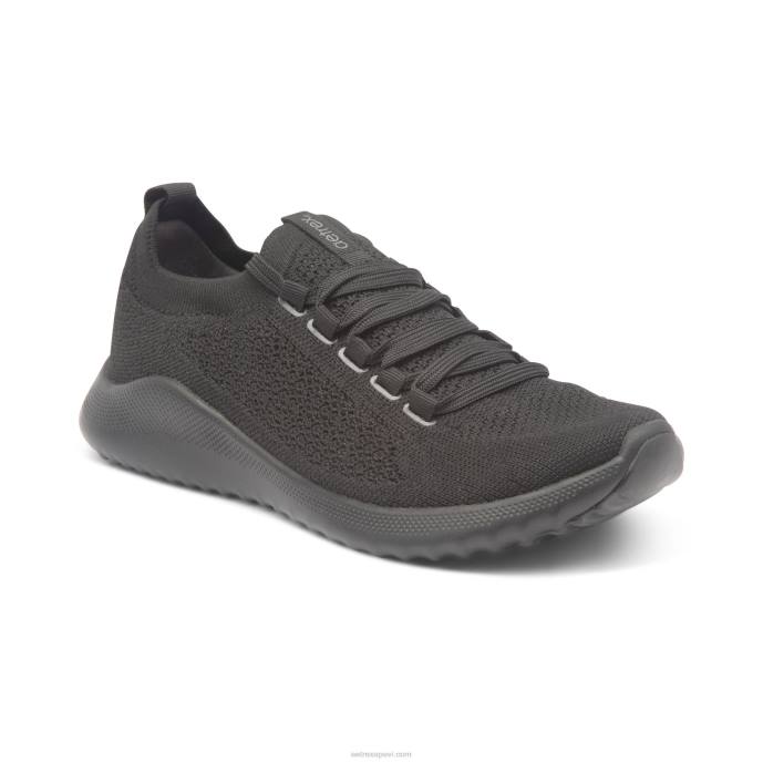 sievietes Aetrex carly arch atbalsta kedas LHF6112 melns