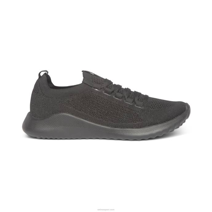 sievietes Aetrex carly arch atbalsta kedas LHF6112 melns