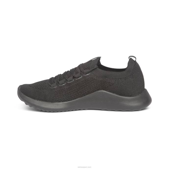 sievietes Aetrex carly arch atbalsta kedas LHF6112 melns