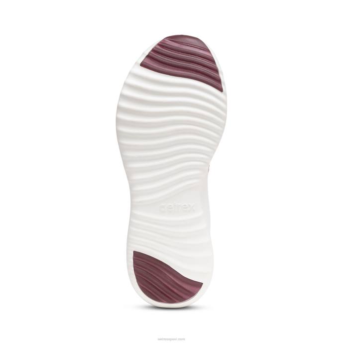 sievietes Aetrex carly arch atbalsta kedas LHF6248 bordo