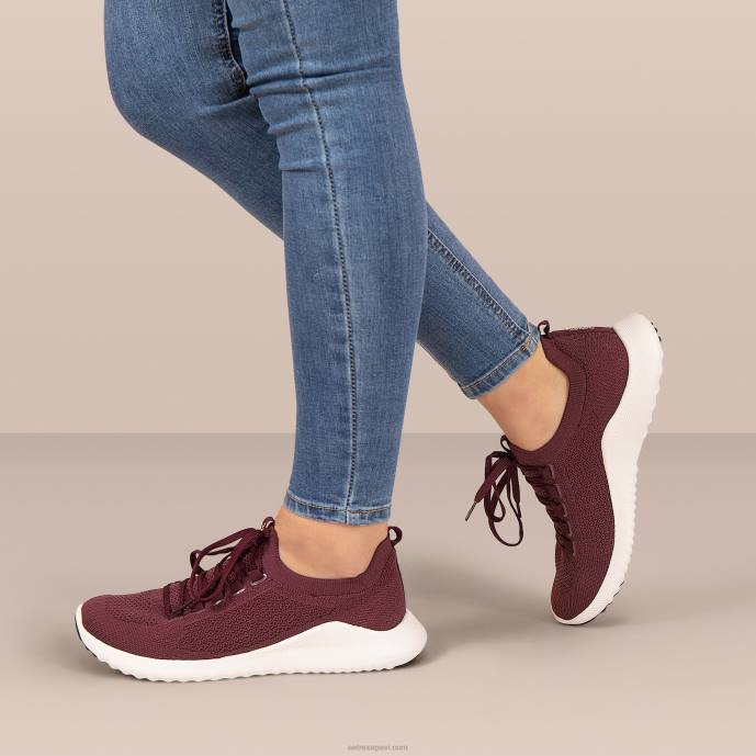 sievietes Aetrex carly arch atbalsta kedas LHF6248 bordo