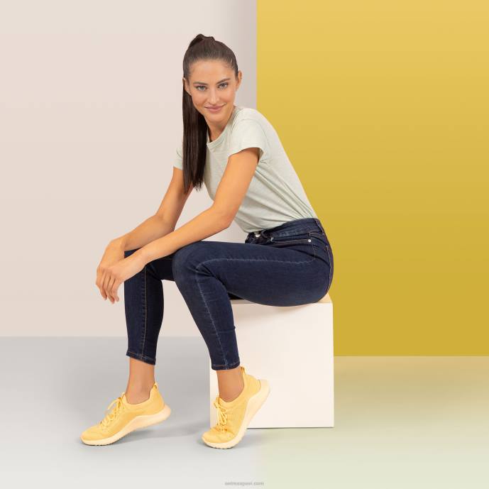 sievietes Aetrex carly arch atbalsta kedas LHF6258 citronu