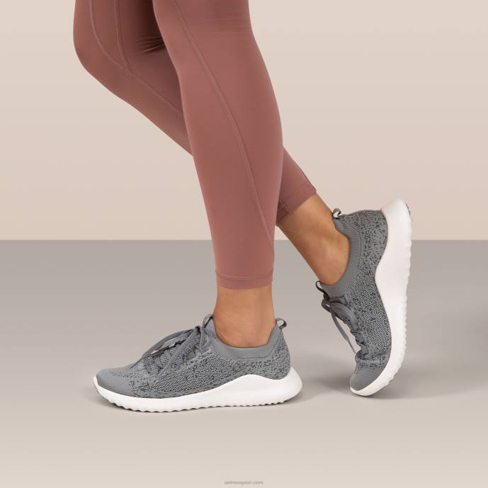 sievietes Aetrex carly arch atbalsta kedas LHF647 pelēks