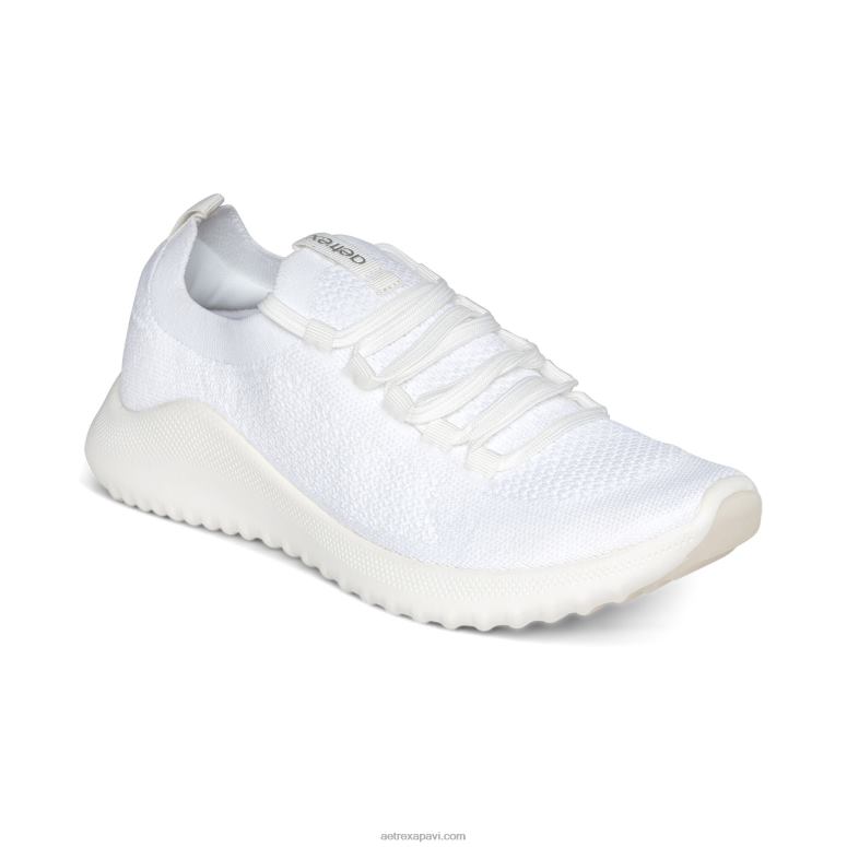 sievietes Aetrex carly arch atbalsta kedas P0H0D189 balts