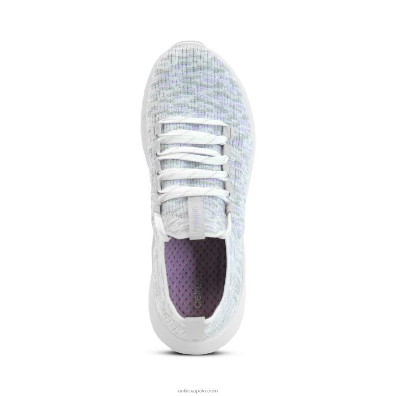 sievietes Aetrex carly arch atbalsta kedas P0H0D230 lavandas multi