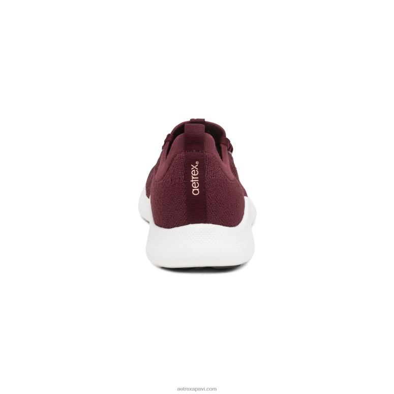 sievietes Aetrex carly arch atbalsta kedas P0H0D248 bordo