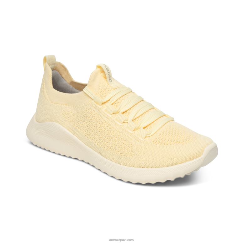 sievietes Aetrex carly arch atbalsta kedas P0H0D258 citronu