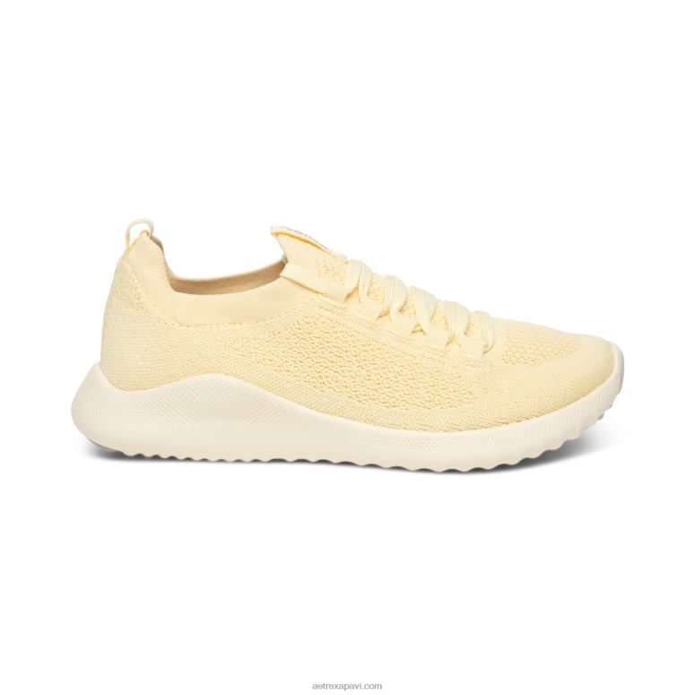 sievietes Aetrex carly arch atbalsta kedas P0H0D258 citronu