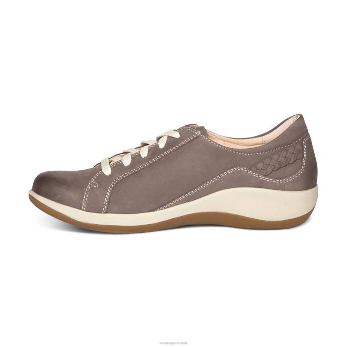 sievietes Aetrex dana lace up oxford LHF61 silts pelēks