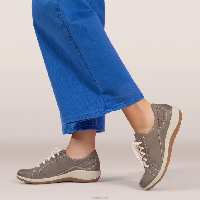 sievietes Aetrex dana lace up oxford LHF61 silts pelēks
