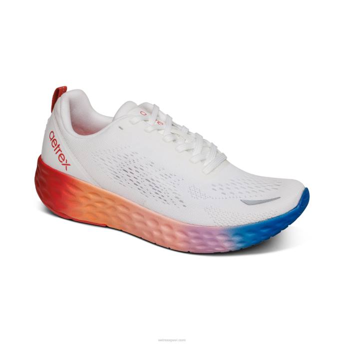 sievietes Aetrex danika arkas atbalsta kedas LHF6287 balts ombre