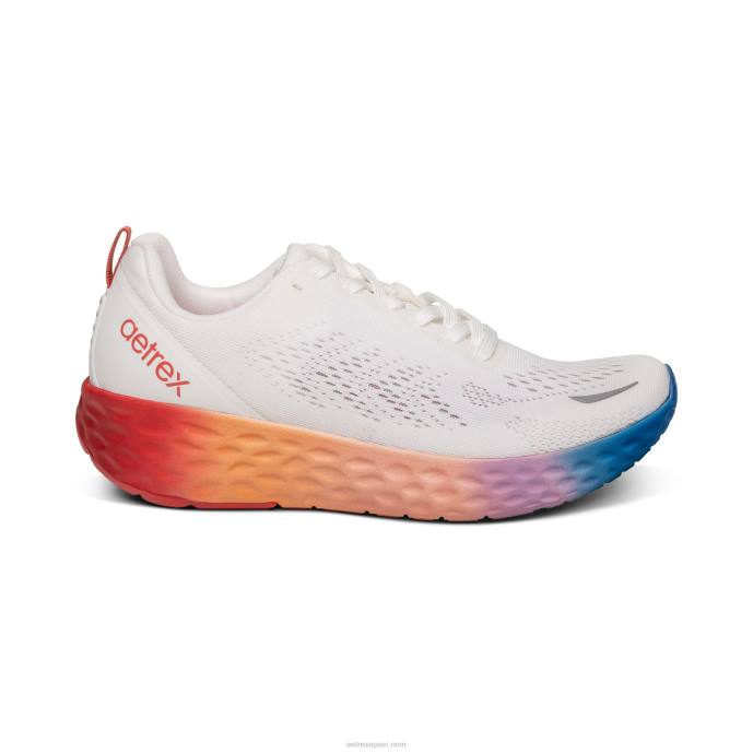 sievietes Aetrex danika arkas atbalsta kedas LHF6287 balts ombre