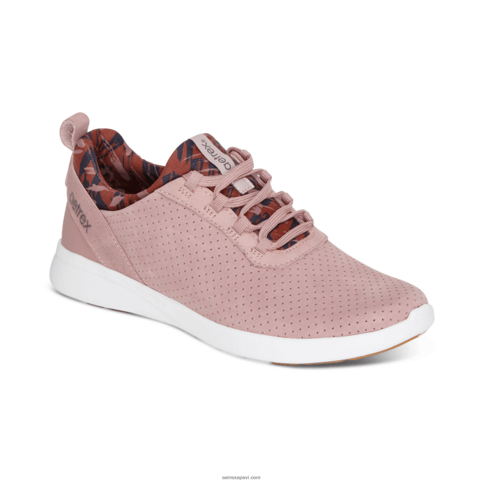 sievietes Aetrex kora arch atbalsta kedas LHF6188 purpursarkana