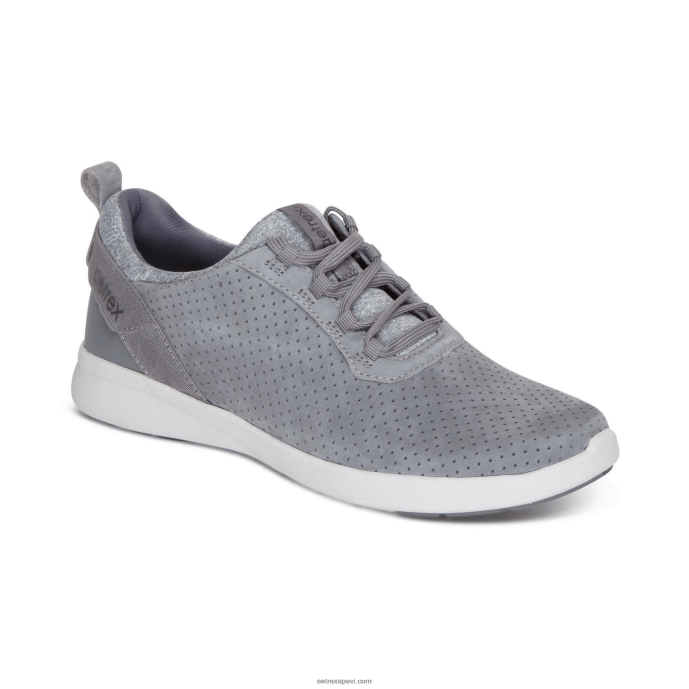 sievietes Aetrex kora arch atbalsta kedas LHF674 pelēks