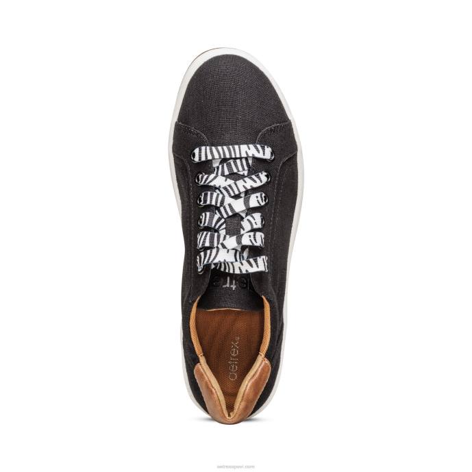 sievietes Aetrex renee arch support kedas LHF6283 melns