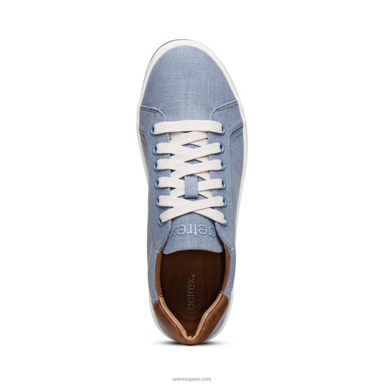 sievietes Aetrex renee arch support kedas P0H0D281 zils