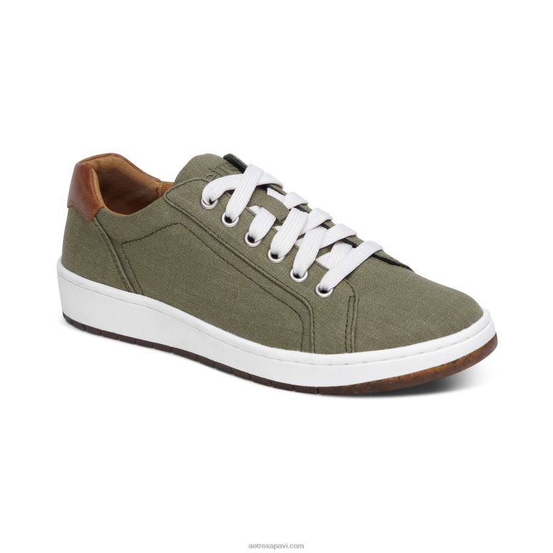 sievietes Aetrex renee arch support kedas P0H0D310 olīvu