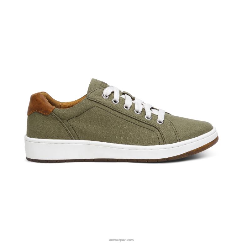 sievietes Aetrex renee arch support kedas P0H0D310 olīvu