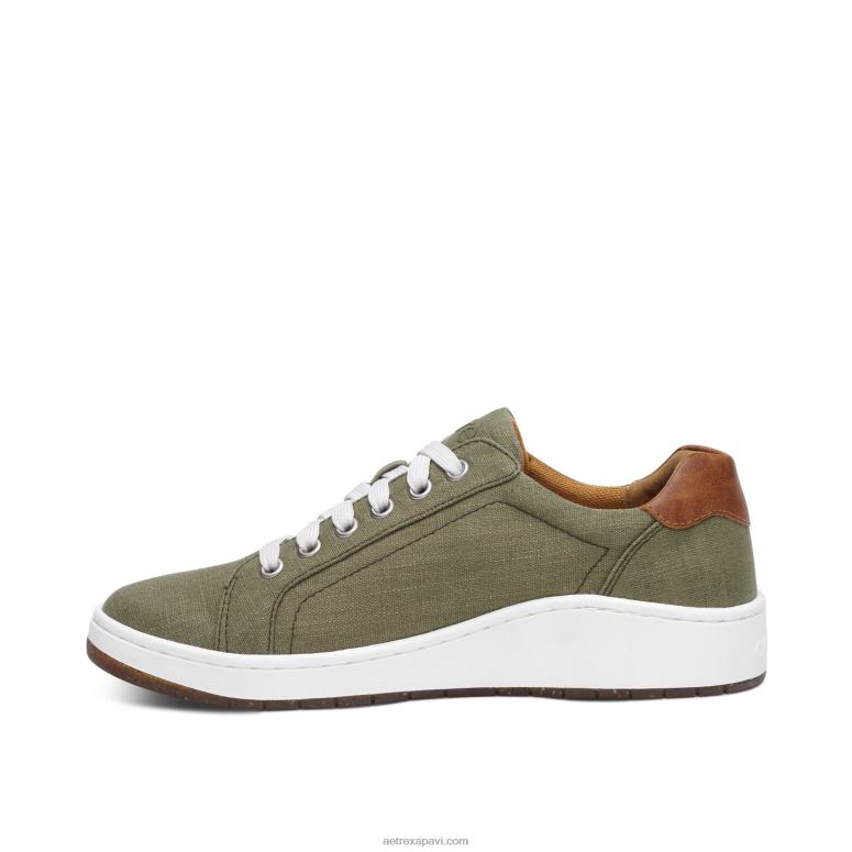 sievietes Aetrex renee arch support kedas P0H0D310 olīvu