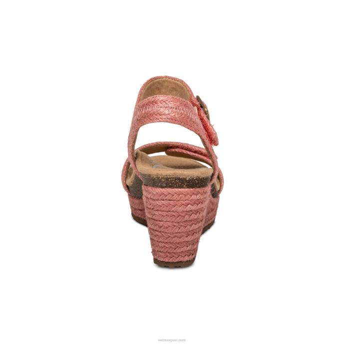 sievietes Aetrex Sidnejas ceturkšņa siksna espadrille ķīlis LHF6276 aveņu