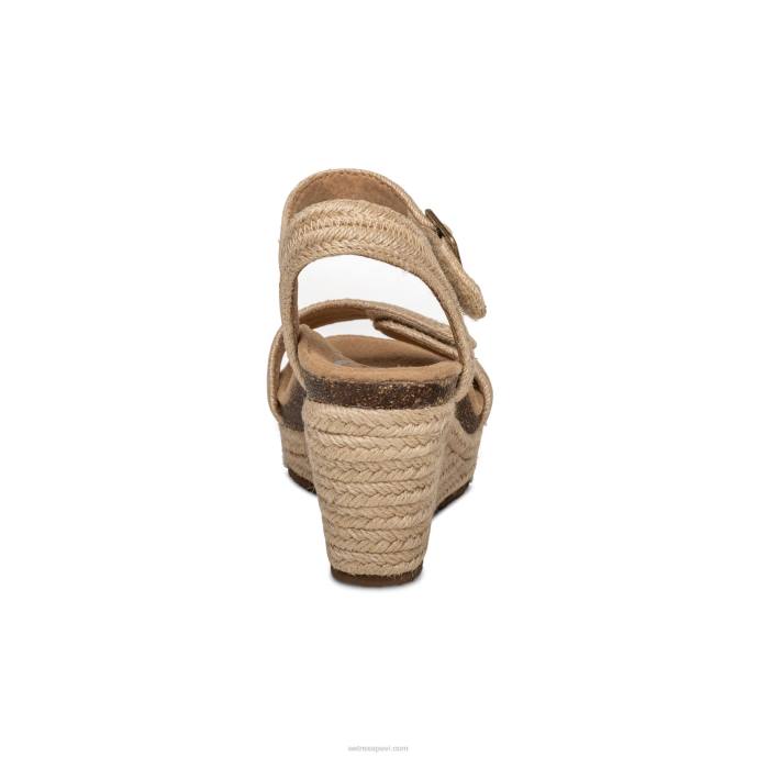sievietes Aetrex Sidnejas ceturkšņa siksna espadrille ķīlis LHF6278 dabisks