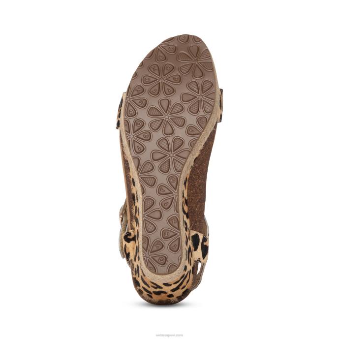 sievietes Aetrex Sidnejas ceturkšņa siksna espadrille ķīlis LHF653 leopards
