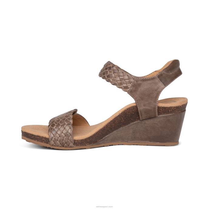 sievietes Aetrex grace regulējams austs ķīlis LHF657 taupe
