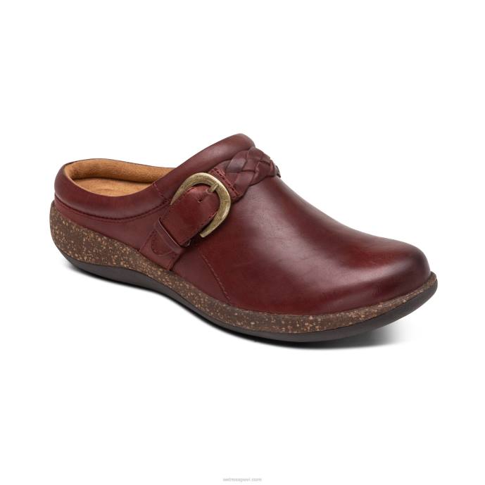 sievietes Aetrex libby komforta tupele LHF6103 bordo